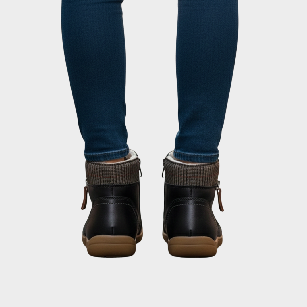 Women’s Orthopedic Leather Ankle Boots