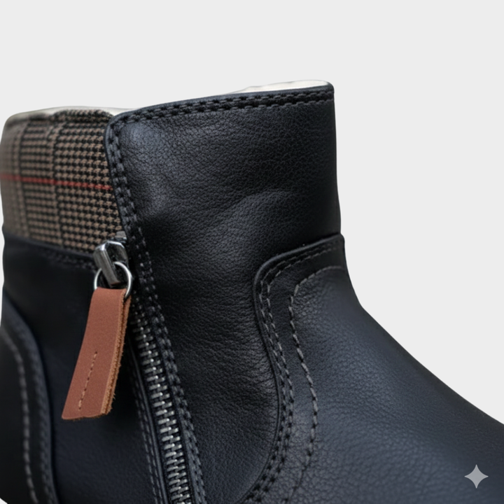 Women’s Orthopedic Leather Ankle Boots