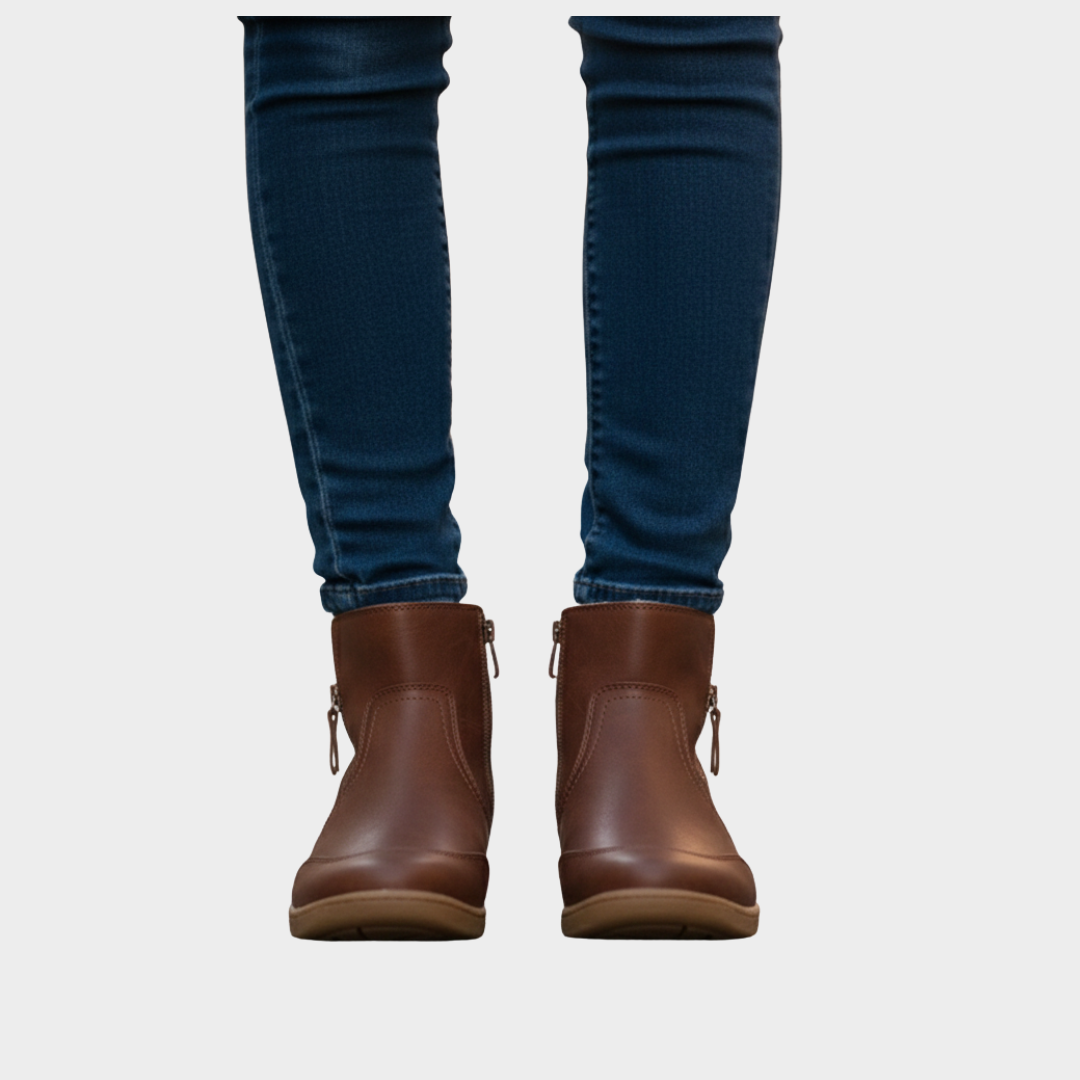 Women’s Orthopedic Leather Ankle Boots
