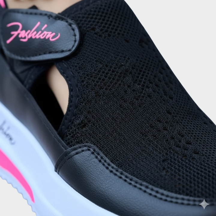 Women’s Orthopedic Walking Shoes Mesh Slip-On