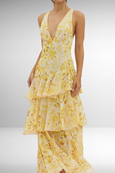 Women's Maxi Dress - Elegant Design for Summer