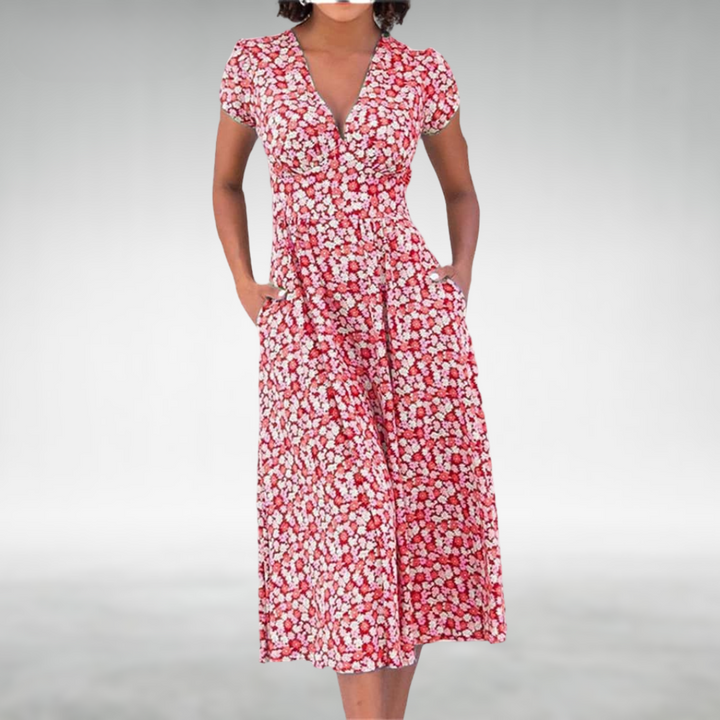 Women's Summer Dress - Elegant and Versatile Design