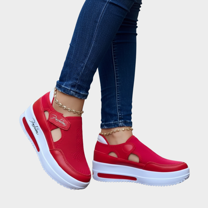 Women’s Orthopedic Walking Shoes Mesh Slip-On