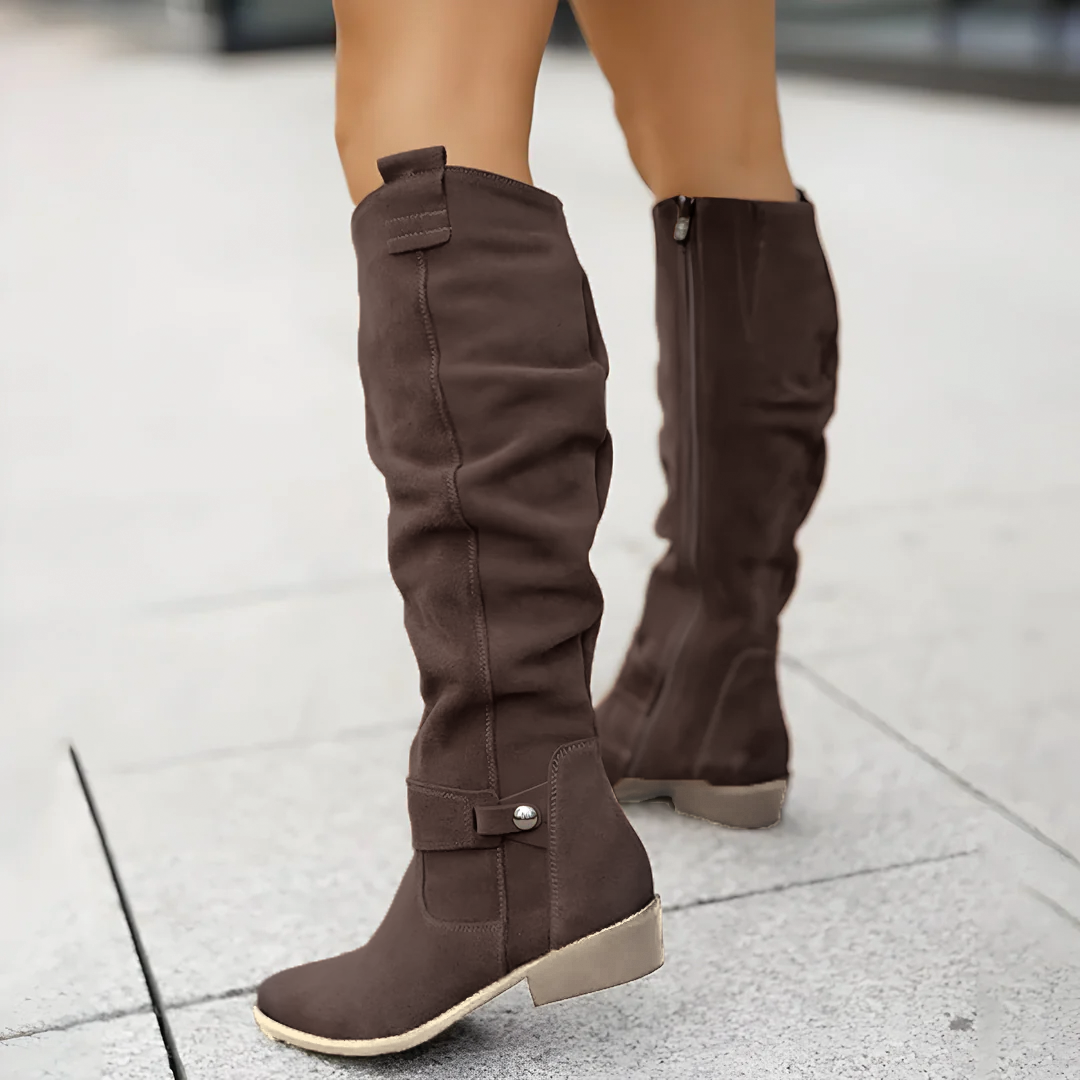 Women's Suede Knee Boots