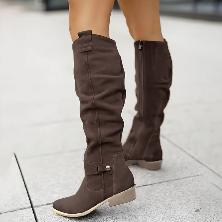 Women's Suede Knee Boots