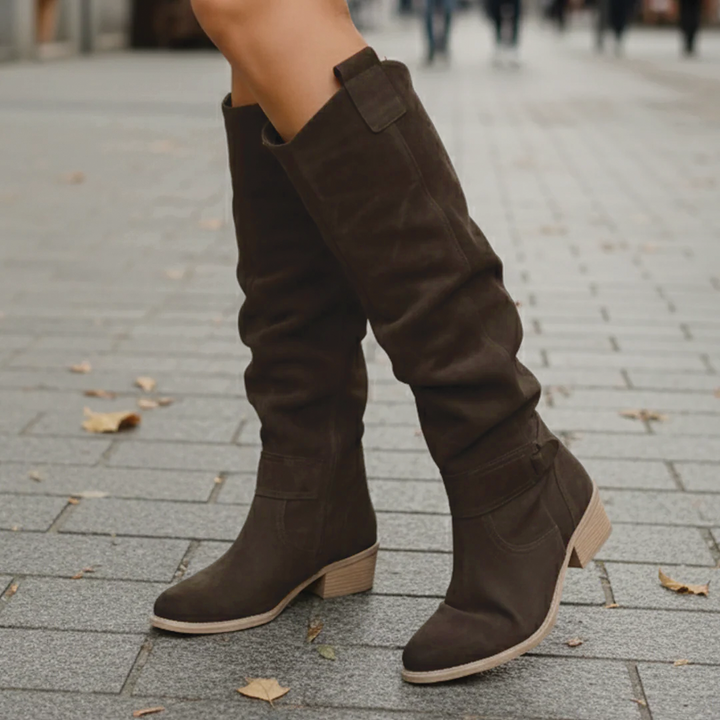 Women's Suede Knee Boots