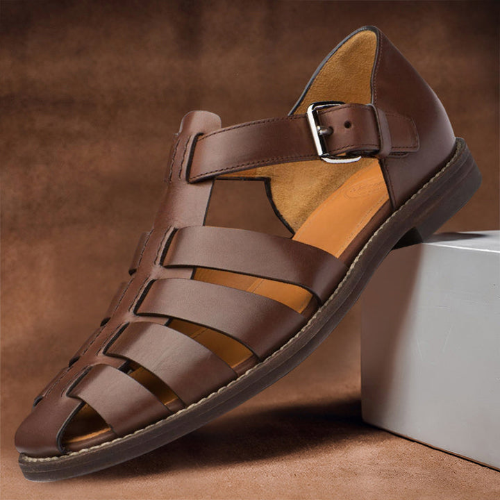 Men's Leather Fisherman Sandals