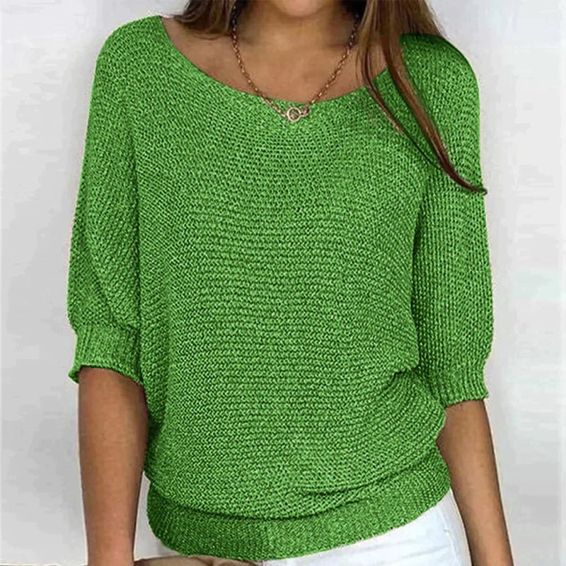 Women's Loose Knit Pullover Sweater