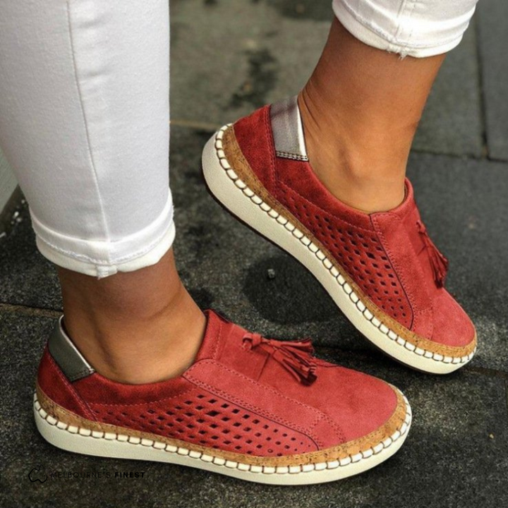Women's Slip-On Perforated Shoes