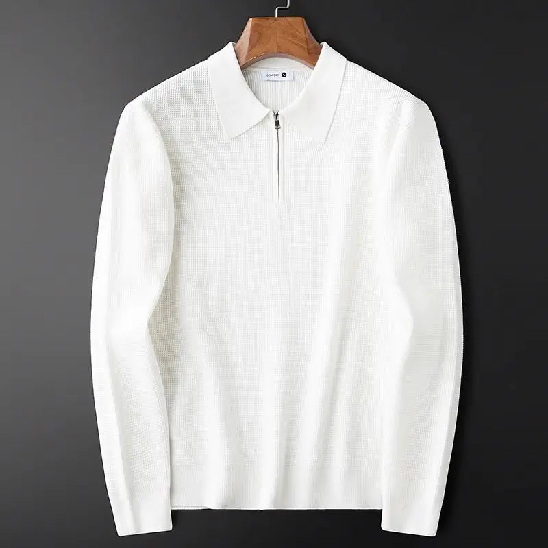 Men's Quarter Zip Pullover Sweater - Bradbury Style