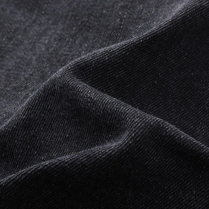 Men denim jacket button front regular fit