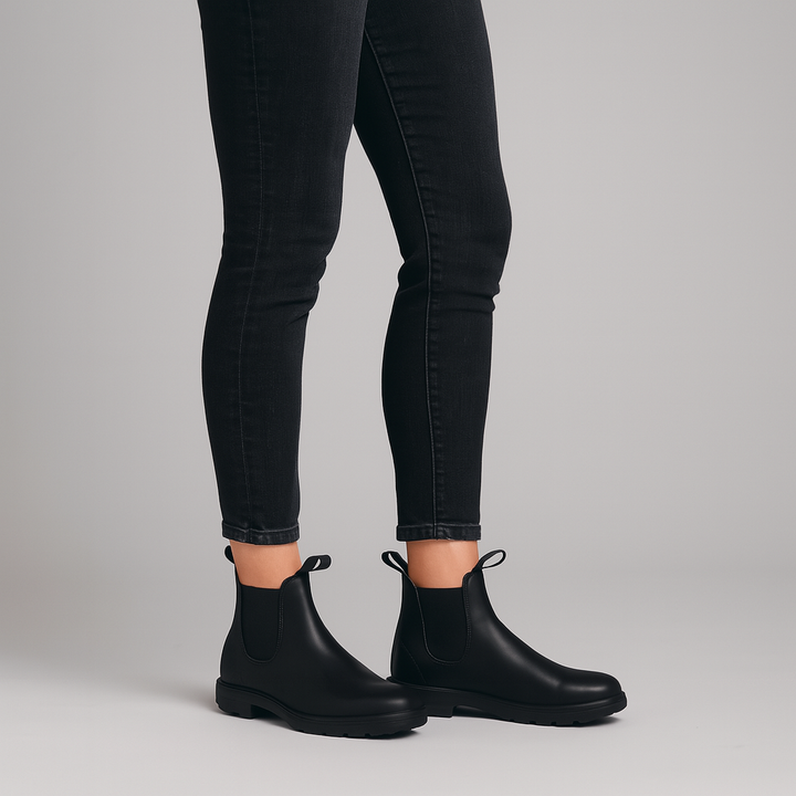 Women's Chelsea Boots - Classic Slip-On Style