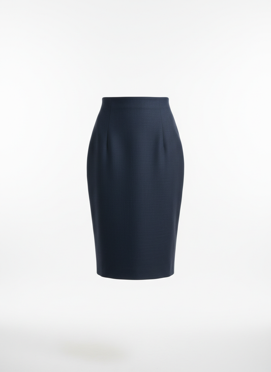 High-Waist Pencil Skirt